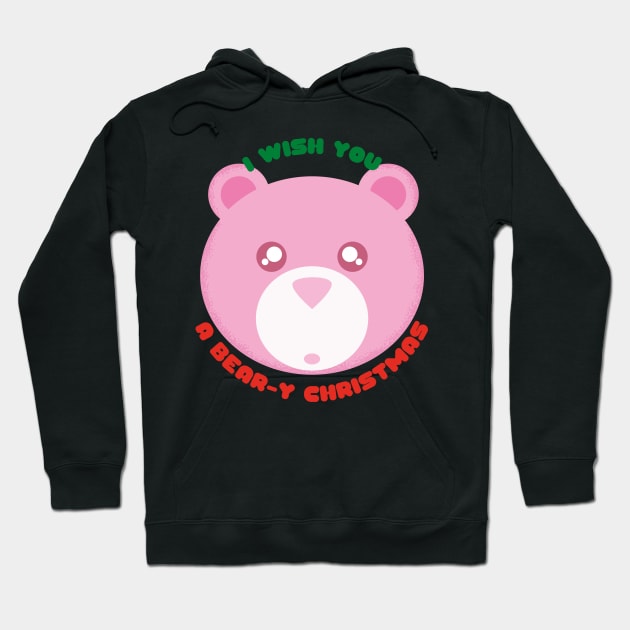 Christmas Teddy Bears I Wish You a Bear-y Christmas Cute Festive Gift for Teddy Bear Lovers Hoodie by nathalieaynie